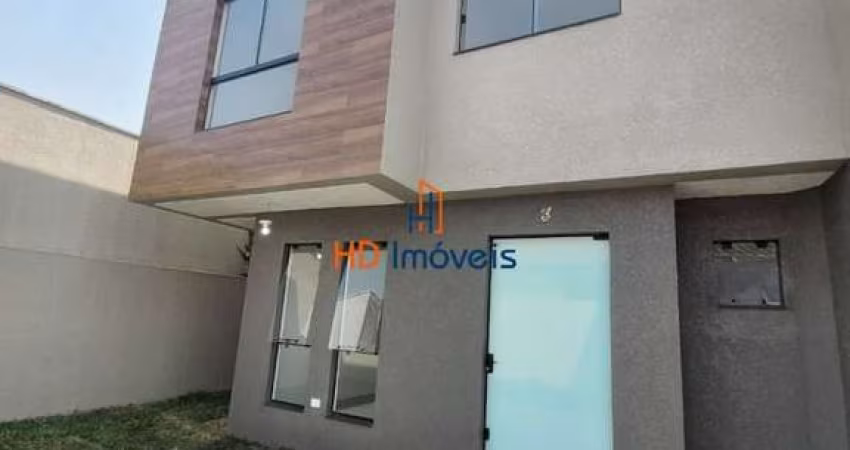 Sobrado em condomínio com 3 quartos (suíte), terraço com churrasqueira à venda, 109 m² por R$ 679.000 - Uberaba - Curitiba/PR