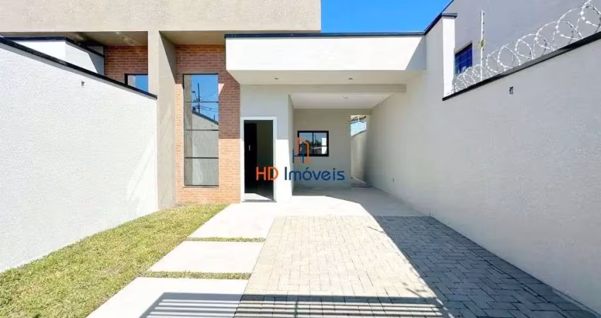 Casa térrea com suíte, quintal à venda, 75 m² por r$ 569.900 - barro preto - são josé dos pinhais/pr