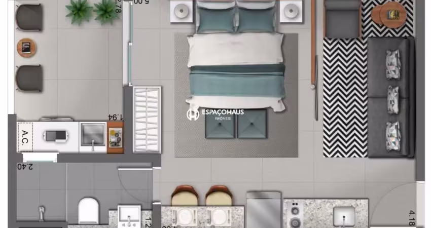 Apartamento com 1 quarto à venda na Doutor Jácomo Nazário, Cidade Nova I, Indaiatuba