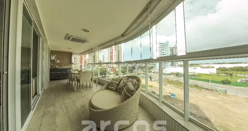 Apartamento no mansão jardim residence de 3 suítes, com 179 m², varanda gourmet