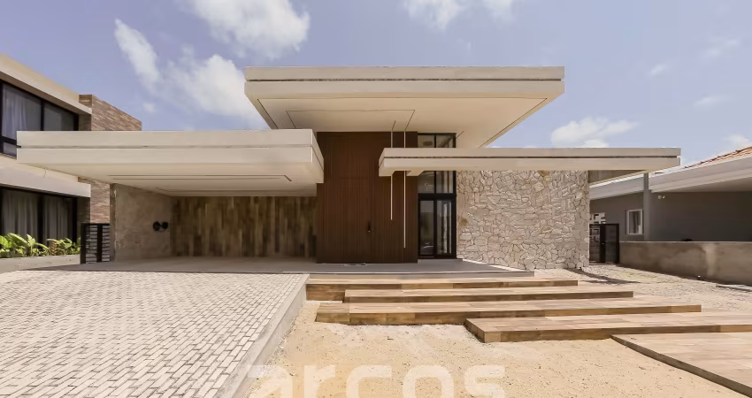 Casa no thai residence, 257m², 4 suítes (3 com closet), sala ampla, varanda gourmet, piscina com bar molhado, móveis planejados.