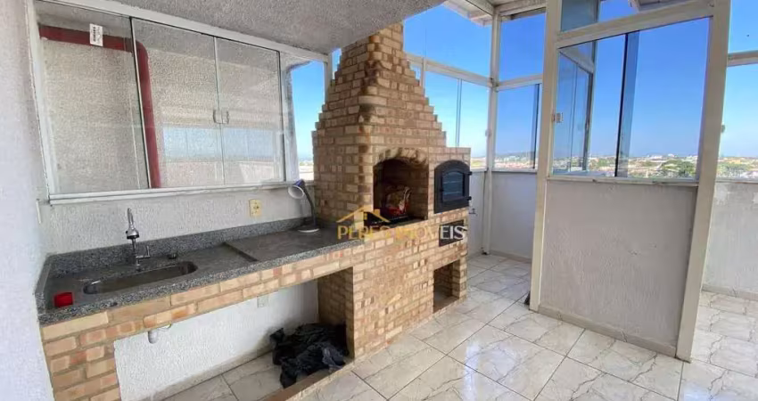 Cobertura com 2 dormitórios para alugar, 75 m² por r$ 3.500,00/mês - jardim mariléa - rio das ostras/rj