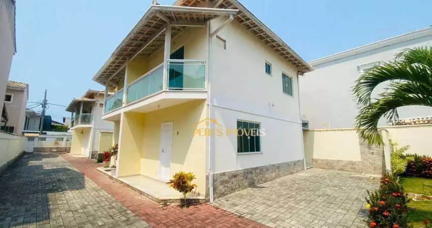 Casa em condomínio de alto padrão com 02 suítes, 78 m² por r$ 350.000 - costazul - rio das ostras/rj