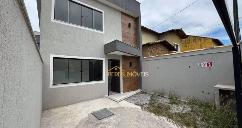 Oportunidade! casa duplex na primeira quadra da rodovia com 3 quartos à venda - r$450.000,00 - village rio das ostras - rio das ostras/rj