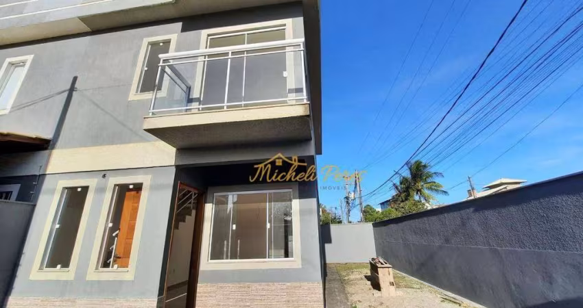 Casa com 2 dormitórios para alugar, 180 m² por R$ 2.958,33/mês - Recreio - Rio das Ostras/RJ