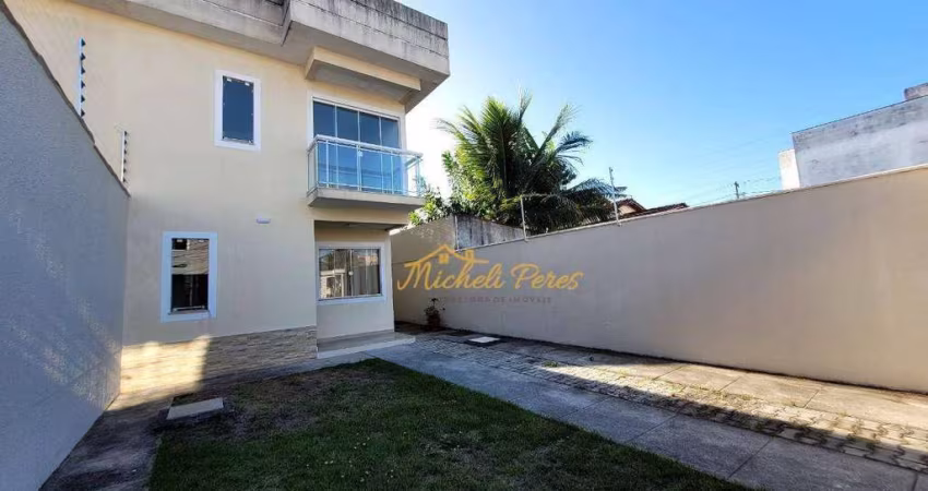 Casa com 2 dormitórios para alugar, 93 m² por R$ 2.770,83/mês - Costazul - Rio das Ostras/RJ