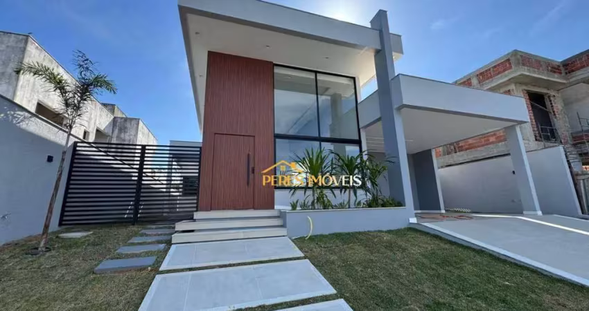 Casa linear alto padrão com 3 quartos à venda, 212 m² - alphaville fase ii - rio das ostras/rj