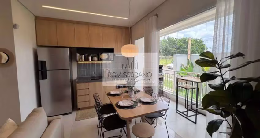 Apartamento com 2 dormitórios à venda, 47 m² por r$ 305.536,92 - jardim colonial - indaiatuba/sp