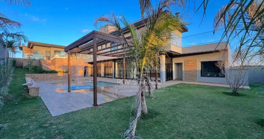 Casa com 4 dormitórios à venda, 640 m² por r$ 6.800.000,00 - reserva petrus - indaiatuba/sp