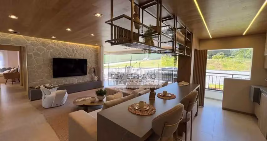 Lançamento visconde apartamento com 3 dormitórios à venda, 117 m² por r$ 970.000 - jardim cidade jardim - indaiatuba/sp