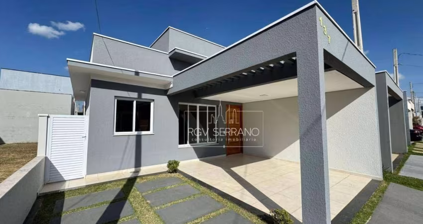 Casa com 3 dormitórios para alugar, 105 m² por R$ 5.375,00/mês - Jardim Park Real - Indaiatuba/SP