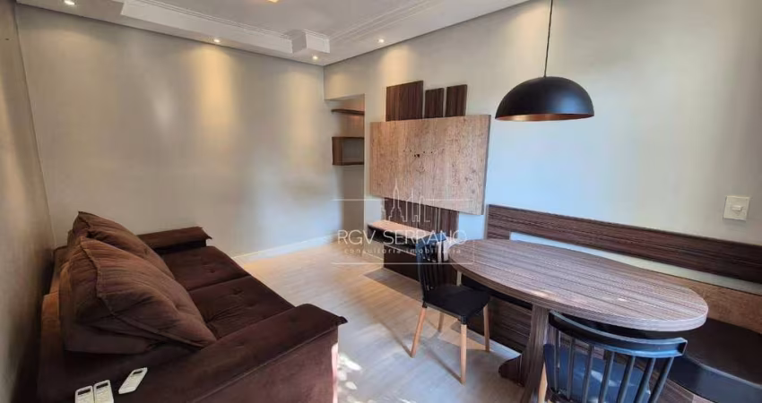 Apartamento com 2 dormitórios, 58 m² - venda por R$ 415.000 ou aluguel por R$ 3.498/mês - Jardim Santiago - Indaiatuba/SP