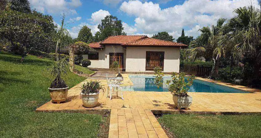 Chácara com 4 dormitórios à venda, 5000 m² por r$ 3.500.000 - recanto das flores - indaiatuba/sp
