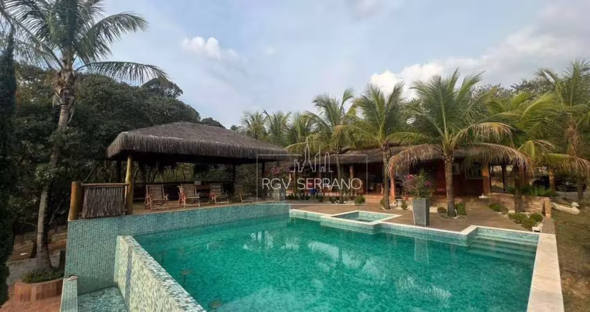 Chácara com 3 dormitórios à venda, 20000 m² por r$ 4.500.000,00 - itaici - indaiatuba/sp