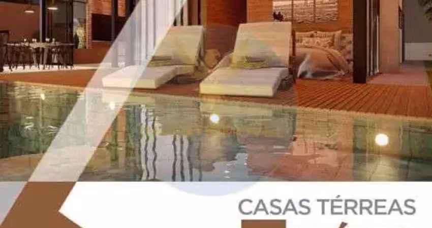 Casa térrea contemporânea com piscina na granja viana