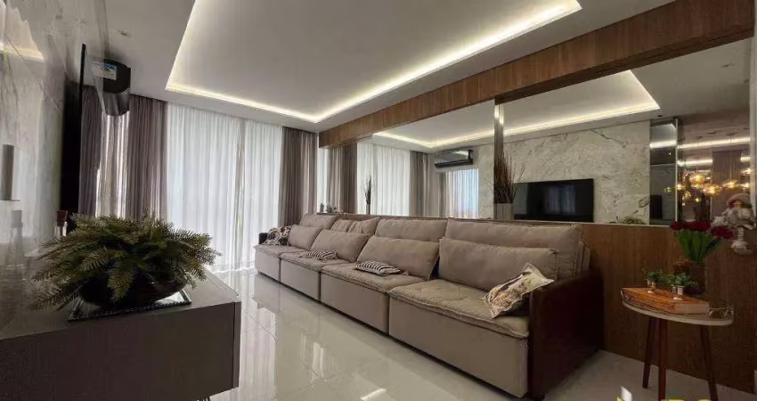 Apartamento com 4 dormitórios à venda, 190 m² por r$ 6.200.000,00 - pioneiros - balneário camboriú/sc