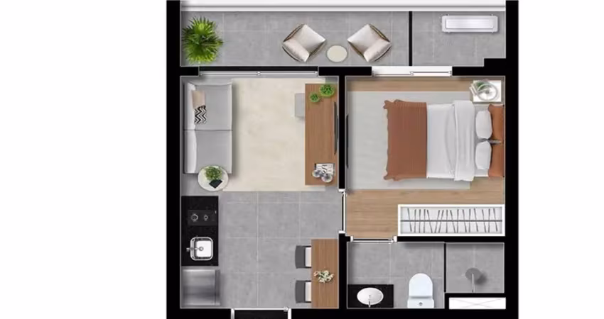 Apartamento com 1 quartos à venda em santa cecília - sp