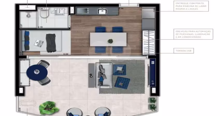 Apartamento com 1 quarto à venda na Rua Chilon, Vila Olímpia, São Paulo