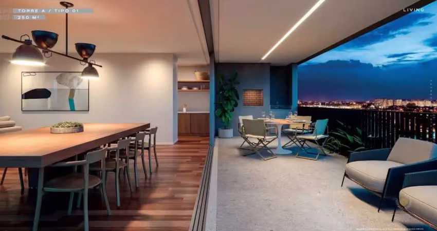 Exclusivíssimo mawe braz leme o luxury residences com 4 suítes, 250m com 4 vagas.