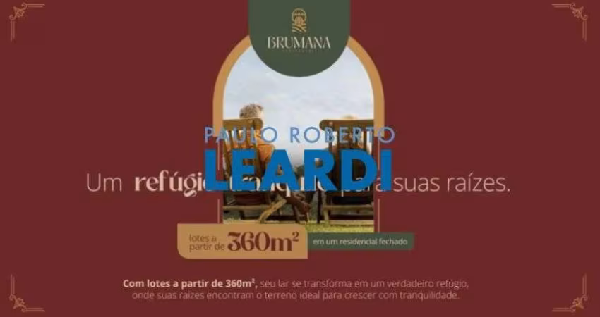 TERRENO EM CONDOMÍNIO - LOTEAMENTO FAZENDA SANTANA I - SP