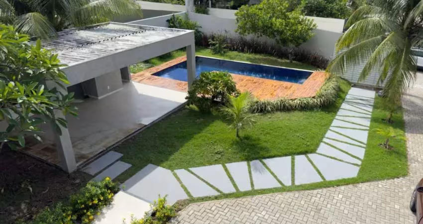 Casa com 5 dormitórios à venda, 621 m² por r$ 3.000.000,00 - busca vida (abrantes)	 - lauro de freitas/ba