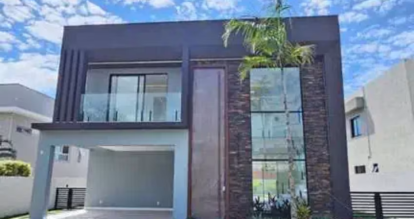 Casa com 4 dormitórios à venda, 275 m² por r$ 2.490.000,00 - alphaville litoral norte 1 - camaçari/ba