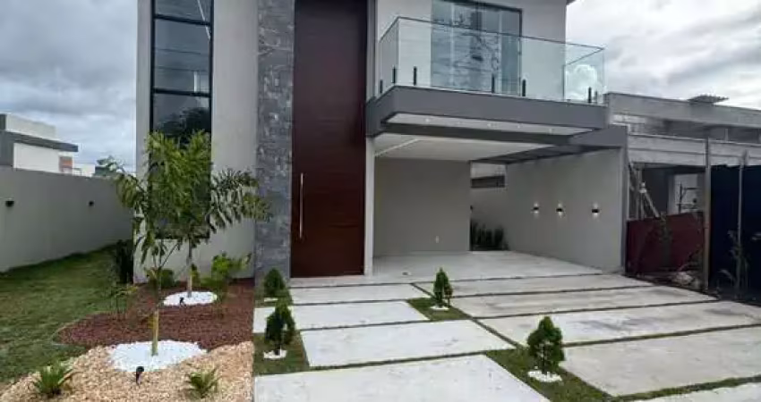 Casa com 4 dormitórios à venda, 210 m² por r$ 1.350.000 - alphaville litoral norte 3 - camaçari/ba
