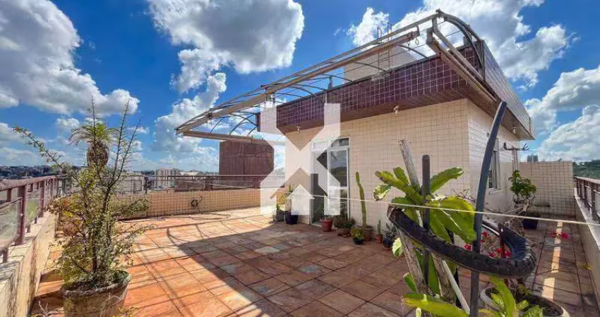 Cobertura à venda, 5 quartos, 4 suítes, 4 vagas, castelo - belo horizonte/mg