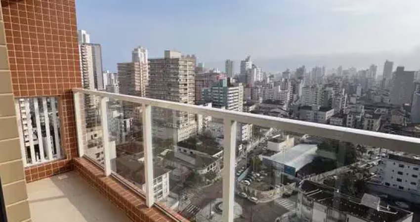Apartamento para venda em praia grande, boqueirão, 1 dormitório, 1 banheiro, 1 vaga