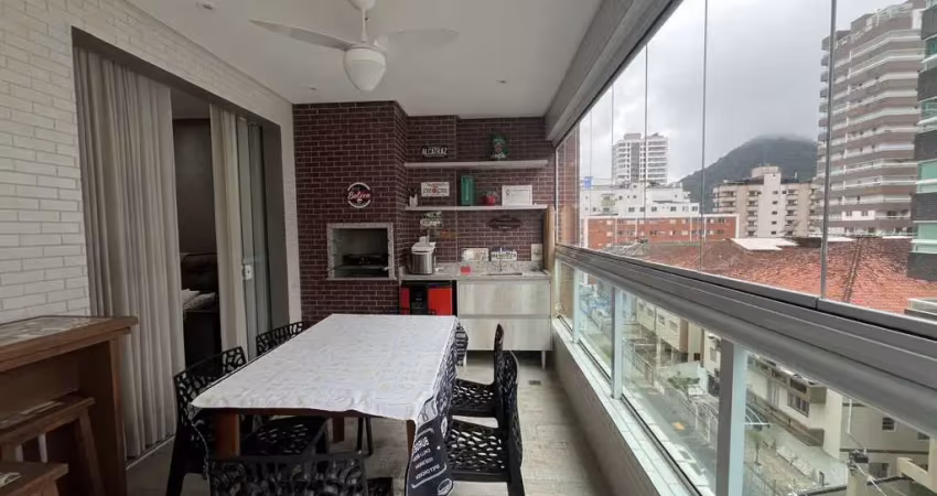Apartamento para venda em praia grande, canto do forte, 2 dormitórios, 2 suítes, 3 banheiros, 1 vaga