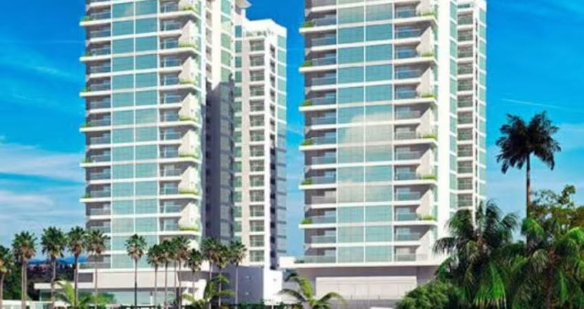 Apartamento pé na areia em Piçarras com 3 quartos.