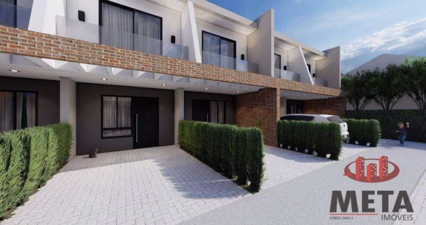 Casa com 2 dormitórios à venda, 94 m² por R$ 637.073,01 - Boa Vista - Joinville/SC