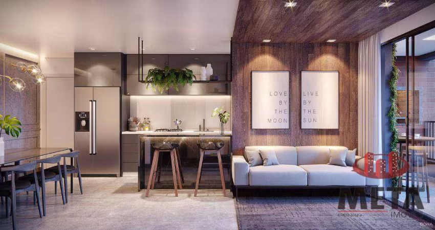 Apartamento com 2 dormitórios à venda, 63 m² por R$ 529.337,23 - Anita Garibaldi - Joinville/SC