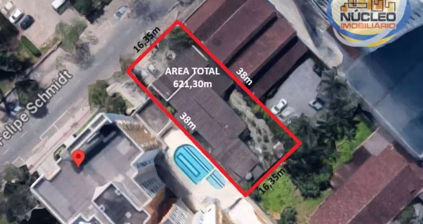 Terreno à venda, 621 m² por r$ 1.900.000,00 - centro - joinville/sc