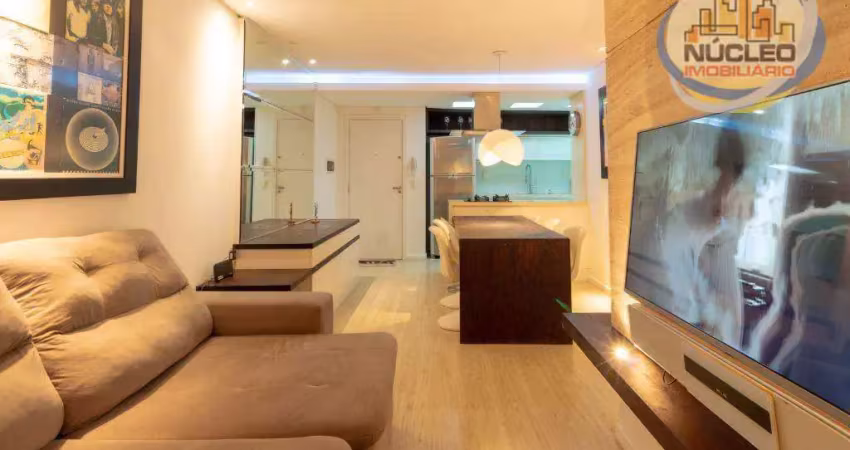 Apartamento com 1 dormitório para alugar, 67 m² por r$ 2.365,00/mês - santo antônio - joinville/sc