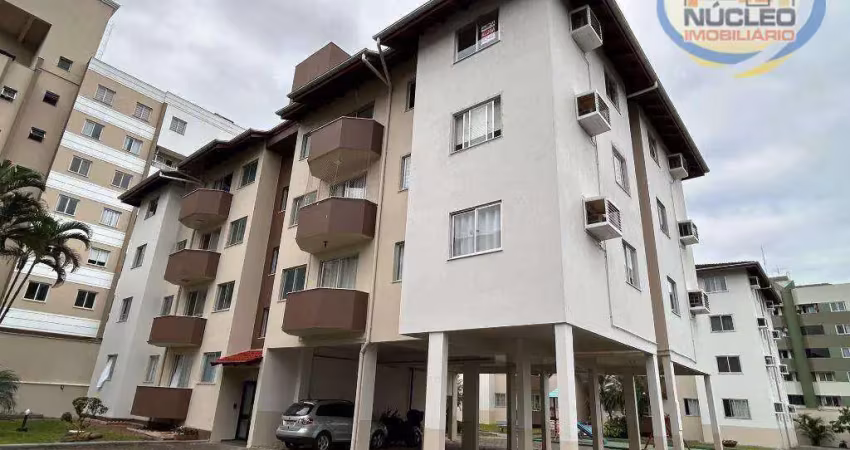 Apartamento com 3 dormitórios para alugar, 69 m² por r$ 2.148,52/mês - glória - joinville/sc