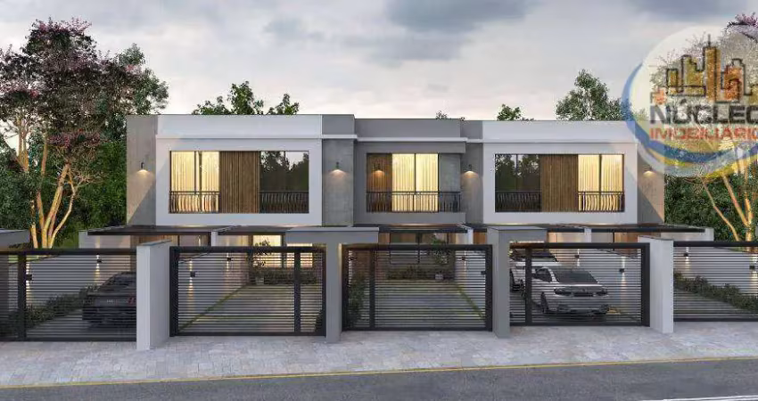 Sobrado com 3 dormitórios à venda, 105 m² por r$ 654.857 - saguaçu - joinville/sc