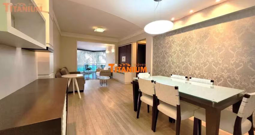Apartamento com 3 dormitório mobiliado para locação no centro em nh