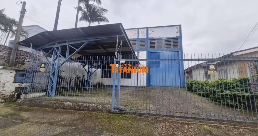 Aluguel de pavilhão com mezanino e garagem coberta em novo hamburgo, rio branco