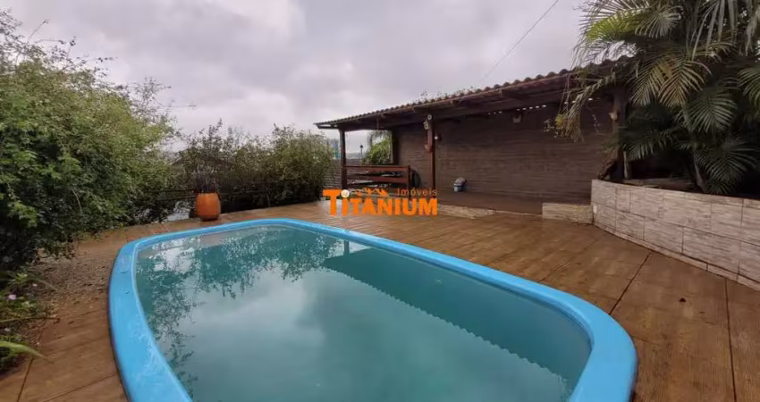 Casa semimobiliada com piscina em novo hamburgo - aluguel