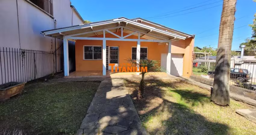 Casa para aluguel em novo hamburgo, bairro boa saúde - churrasqueira e garagem coberta