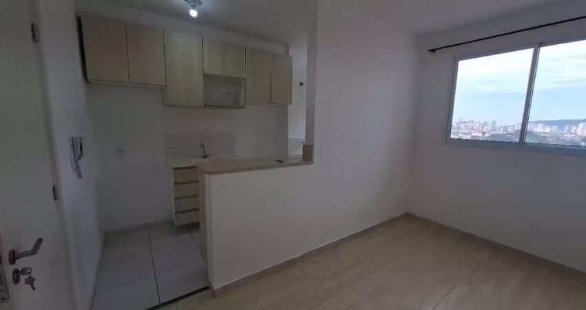 Alugo apartamento com 2 dormitórios, no condomínio vivamar andorinha, vista livre, 1 vaga de garagem, lazer, no bairro da areia branca em santos.