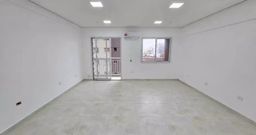 Alugo sala comercial, banheiro privativo, 01 vaga de garagem no fusion office, vila mathias