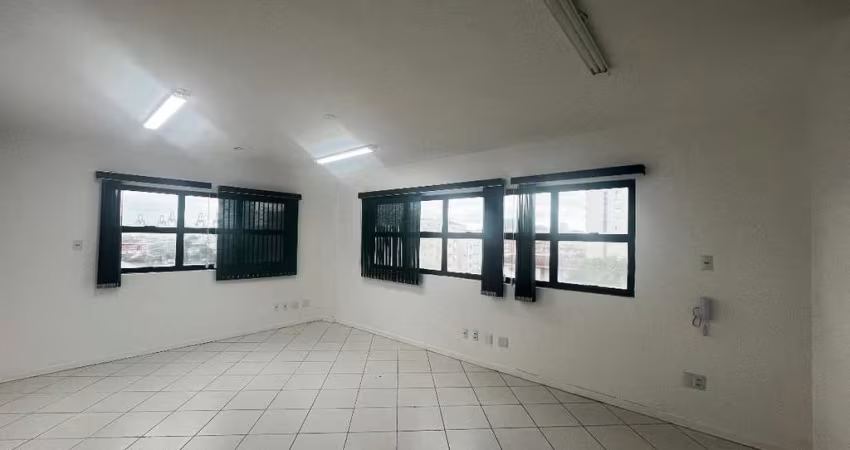 Sala comercial na Av Pedro Lessa para locação, Ponta da Praia, Santos /Sp