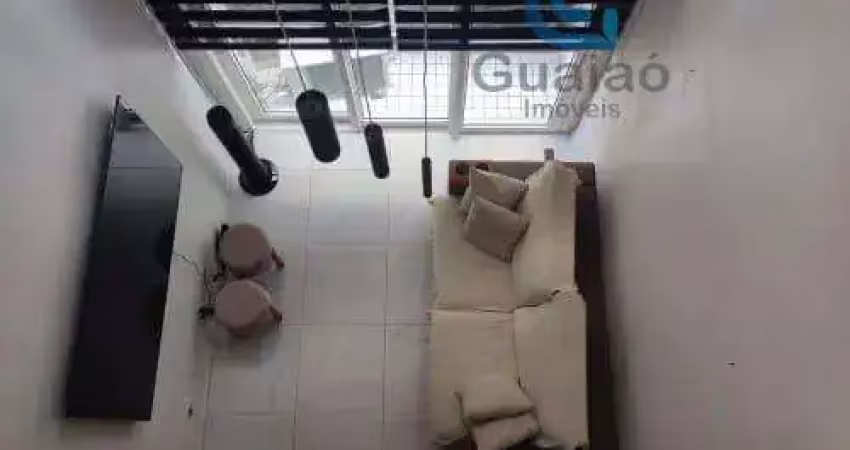 Flat com 1 quarto para alugar na Rua José Caballero, Gonzaga, Santos