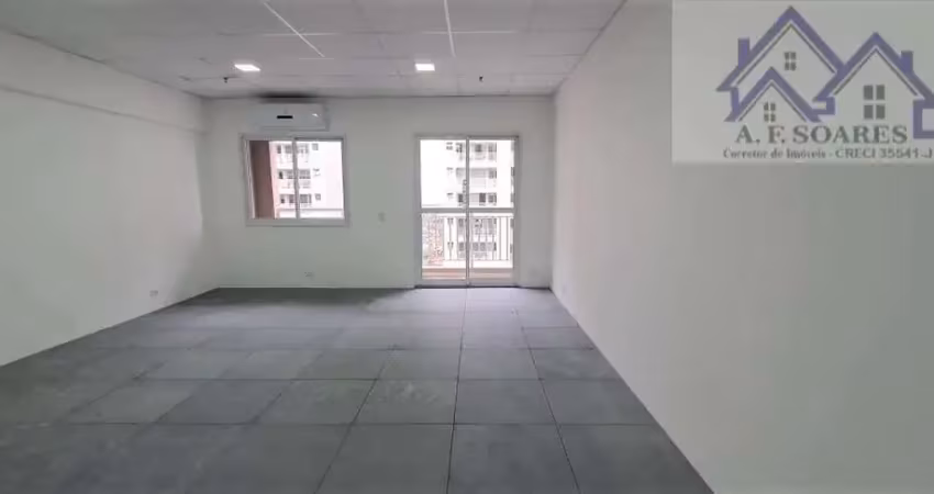 Vendo linda sala comercial no fusion office vila mathias, santos.