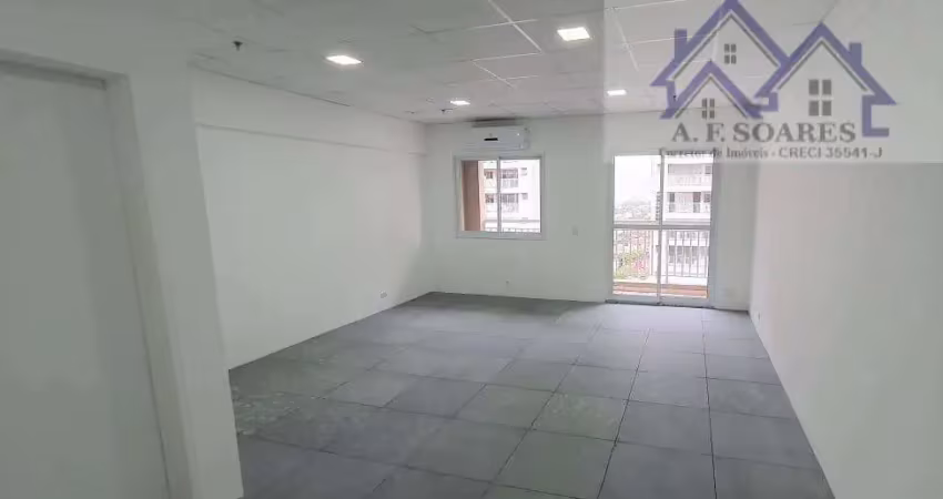 Vendo linda sala comercial no fusion office vila mathias, santos.