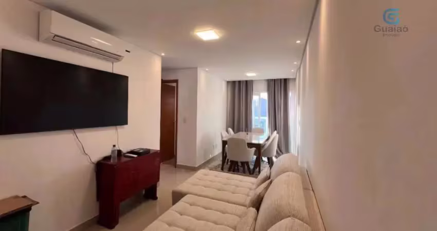 Vendo lindo apartamento seminovo mobiliado de 2 dormitórios e lazer no embaré em santos