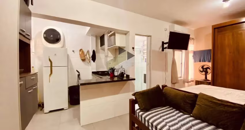 Studio para venda em santos, ponta da praia, 1 banheiro, 1 vaga