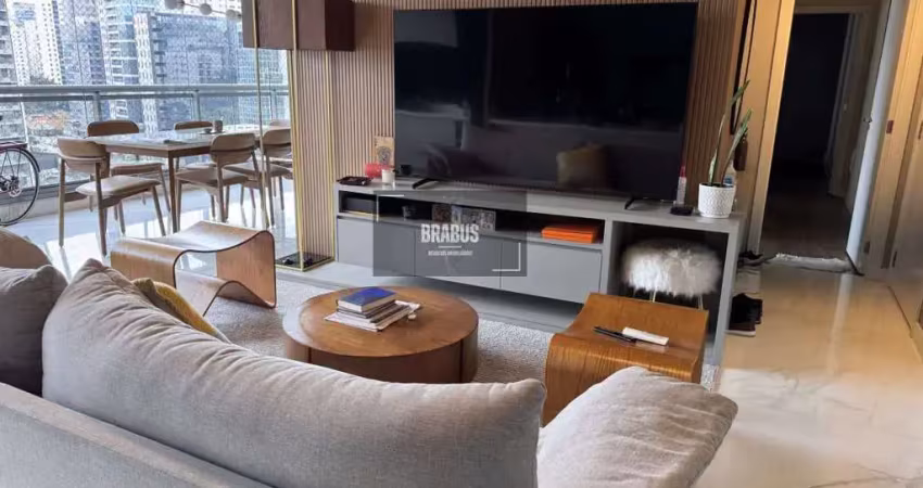 Lindo apto no itaim de 132 m² - 3 quartos - 2 vagas - localização estratégica